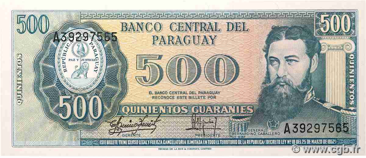 500 Guaranies PARAGUAY 1995 P.212 NEUF