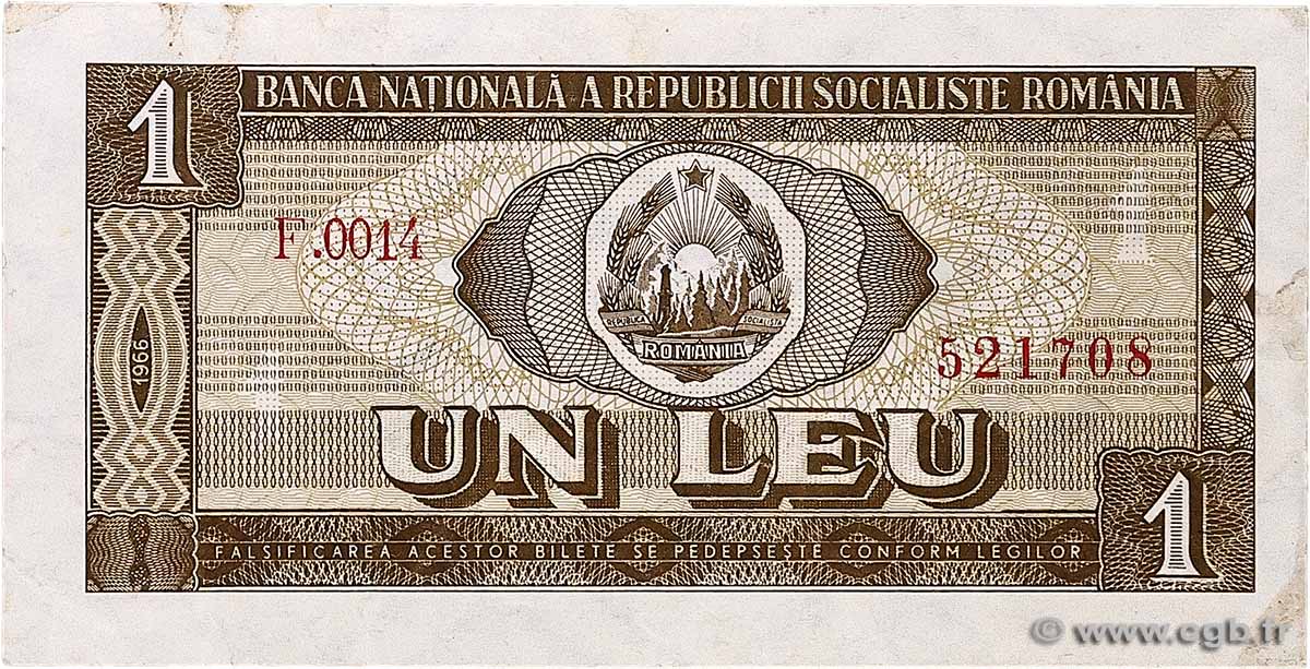 1 Leu RUMANIA 1966 P.091a MBC