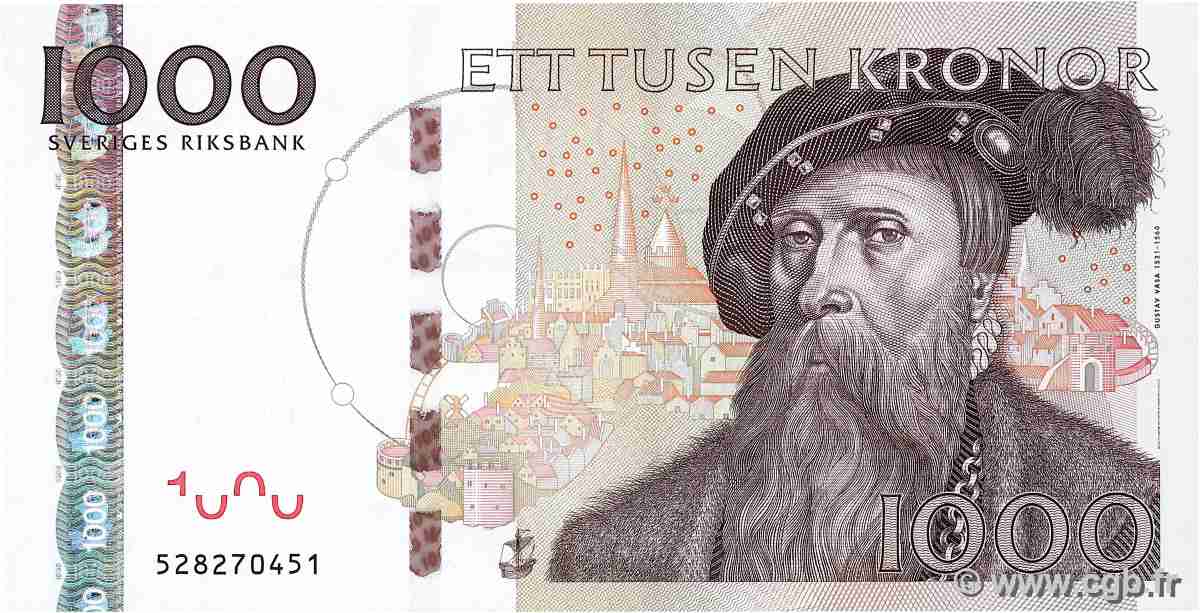 1000 Kronor SUÈDE 2005 P.67 pr.NEUF