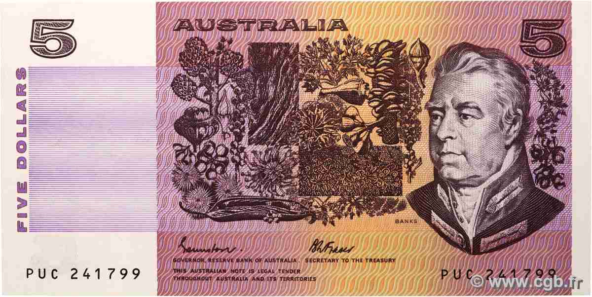 5 Dollars AUSTRALIA 1985 P.44e AU