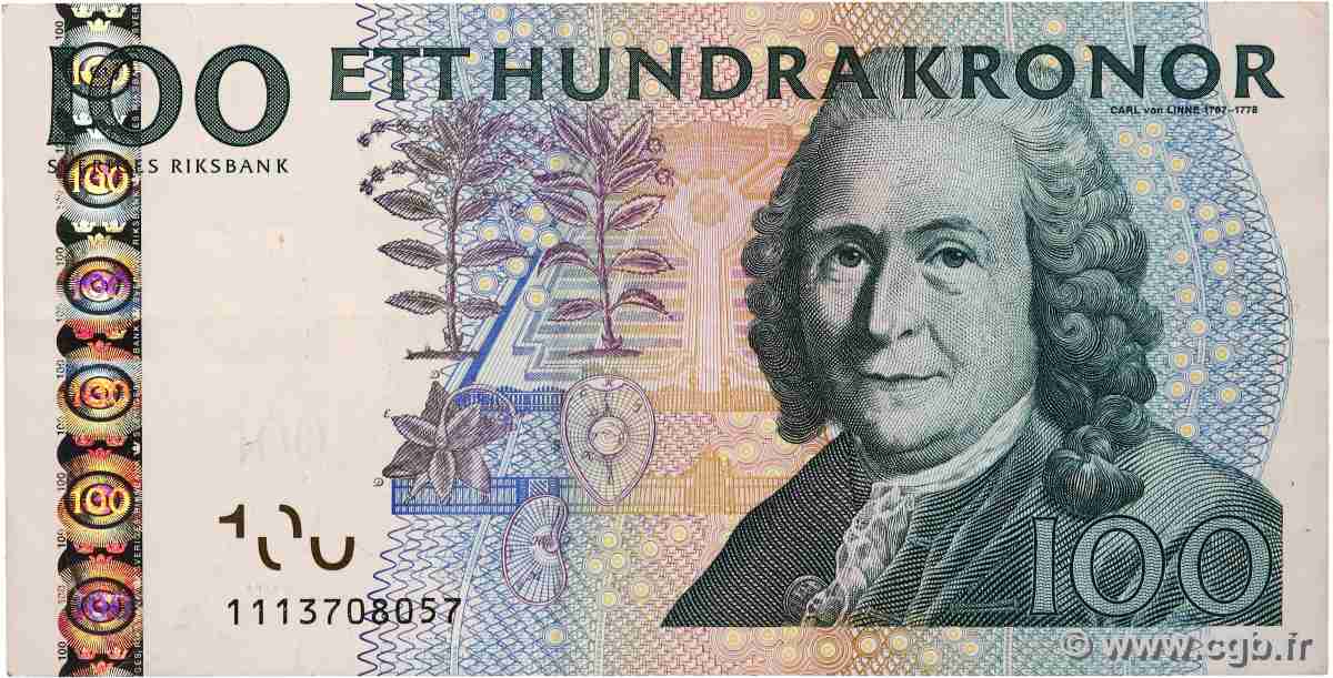 100 Kronor SUÈDE 1986 P.57a TTB