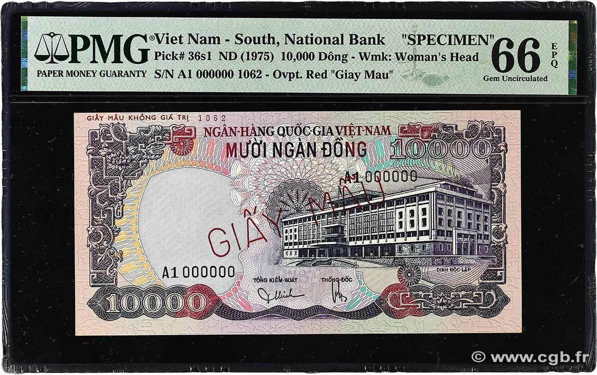10000 Dong Spécimen VIET NAM SOUTH 1975 P.36s1 UNC