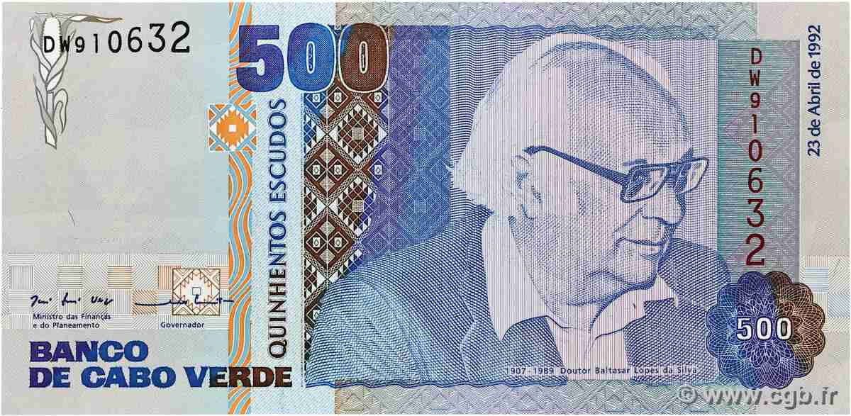 500 Escudos KAPE VERDE 1992 P.64a ST
