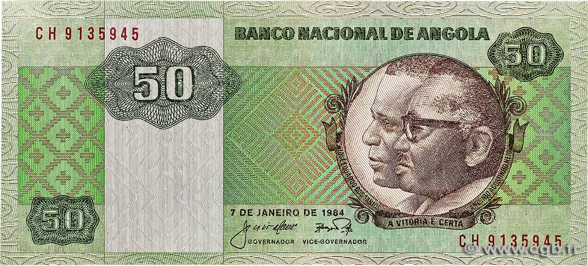 50 Kwanzas ANGOLA 1984 P.118 UNC
