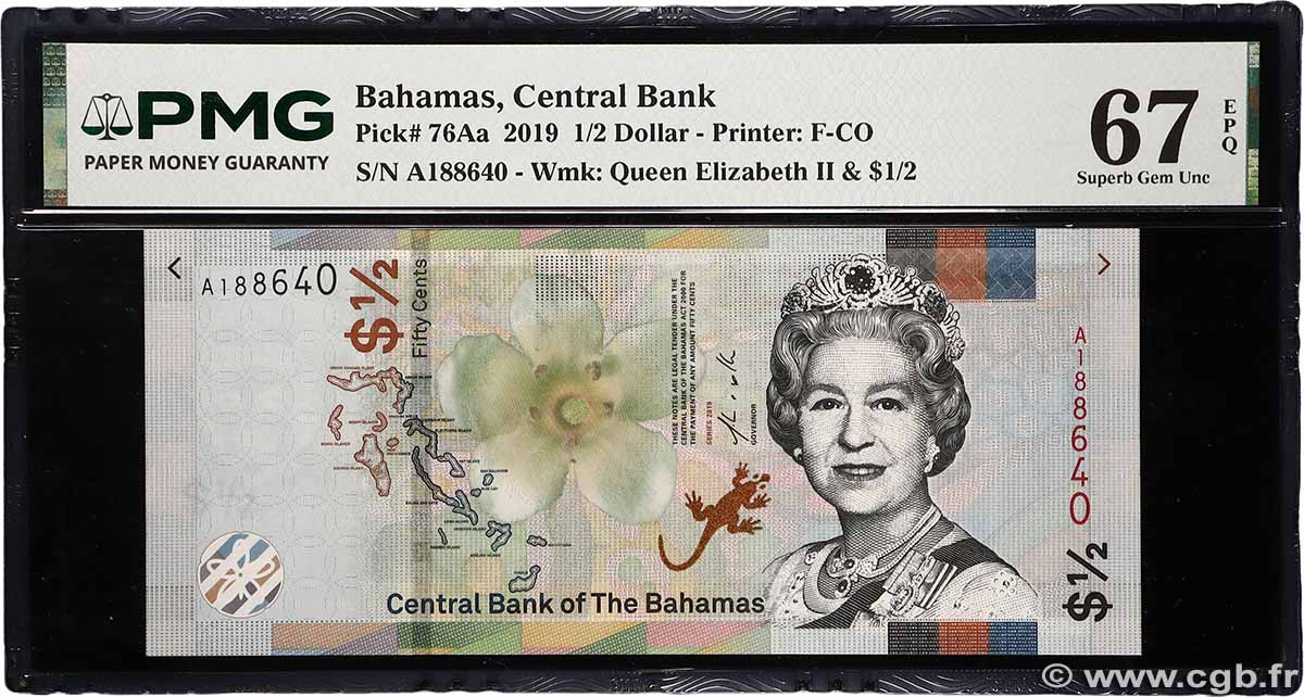 50 Cents BAHAMAS 2019 P.A77 NEUF