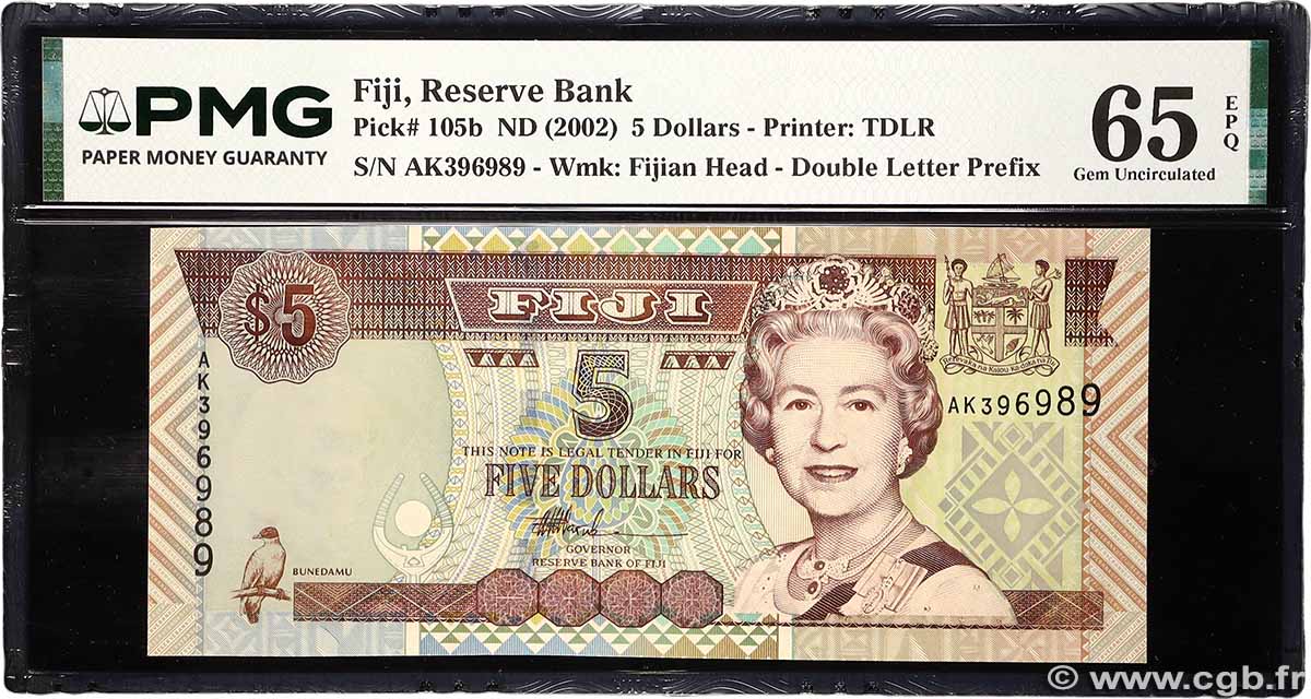 5 Dollars FIYI 2002 P.105b FDC