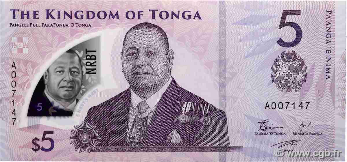5 Pa anga TONGA 2023 P.51 FDC