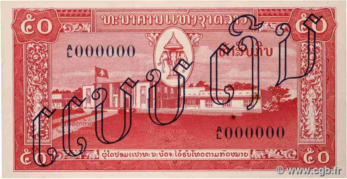 50 Kip Spécimen LAOS 1957 P.05s2 pr.SPL