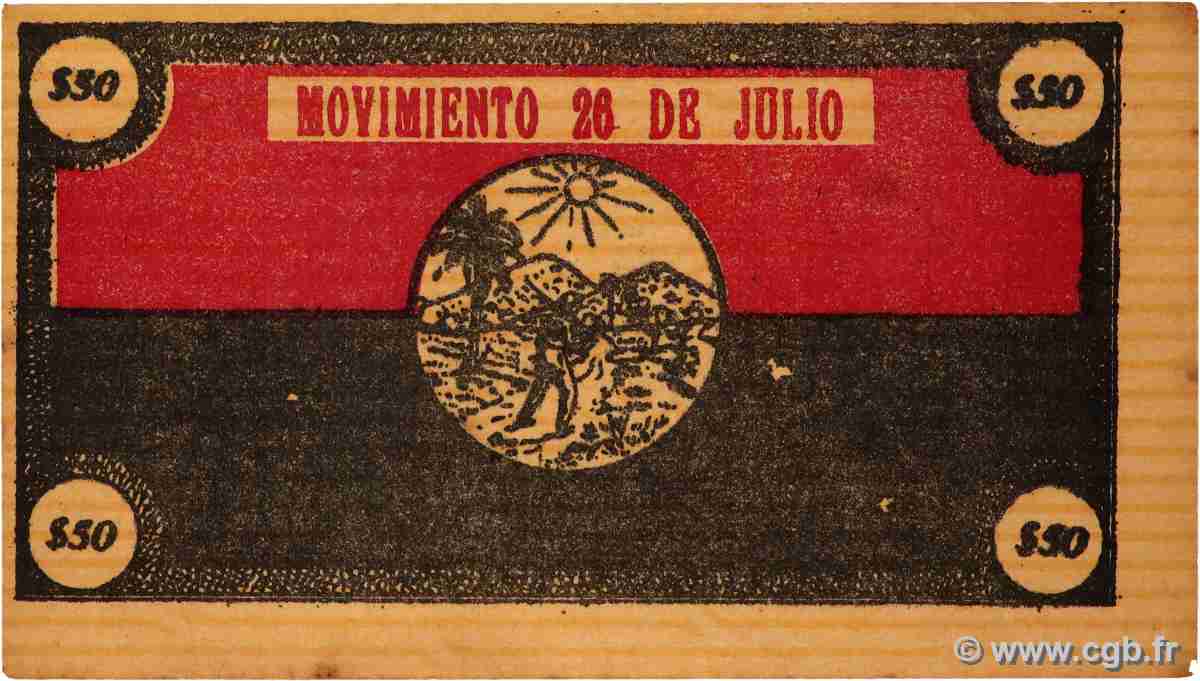 50 Pesos KUBA 1958 P.- VZ
