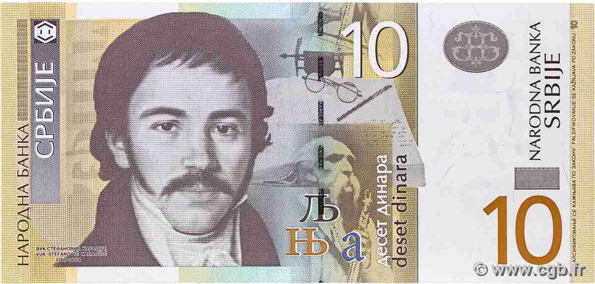 10 Dinara SERBIE 2013 P.54b pr.NEUF