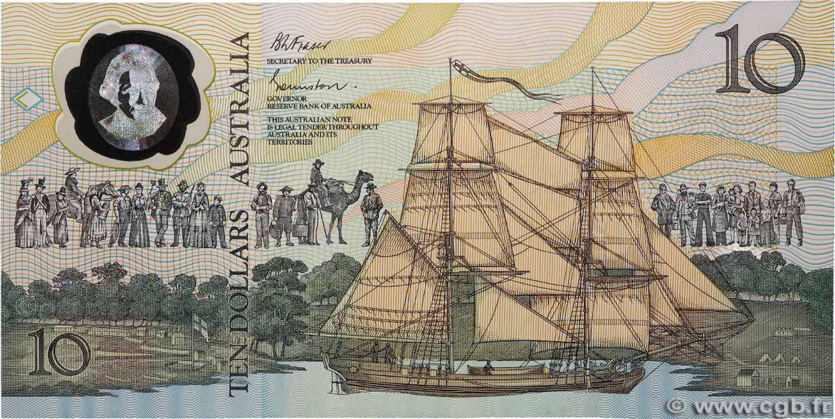 10 Dollars AUSTRALIA 1988 P.49b q.FDC