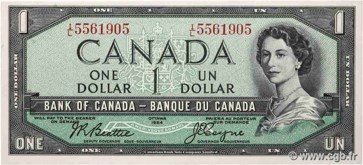 1 Dollar CANADA 1954 P.074a SUP