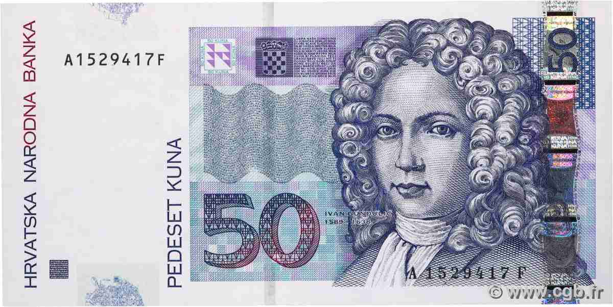 50 Kuna CROATIE 2002 P.40a pr.NEUF