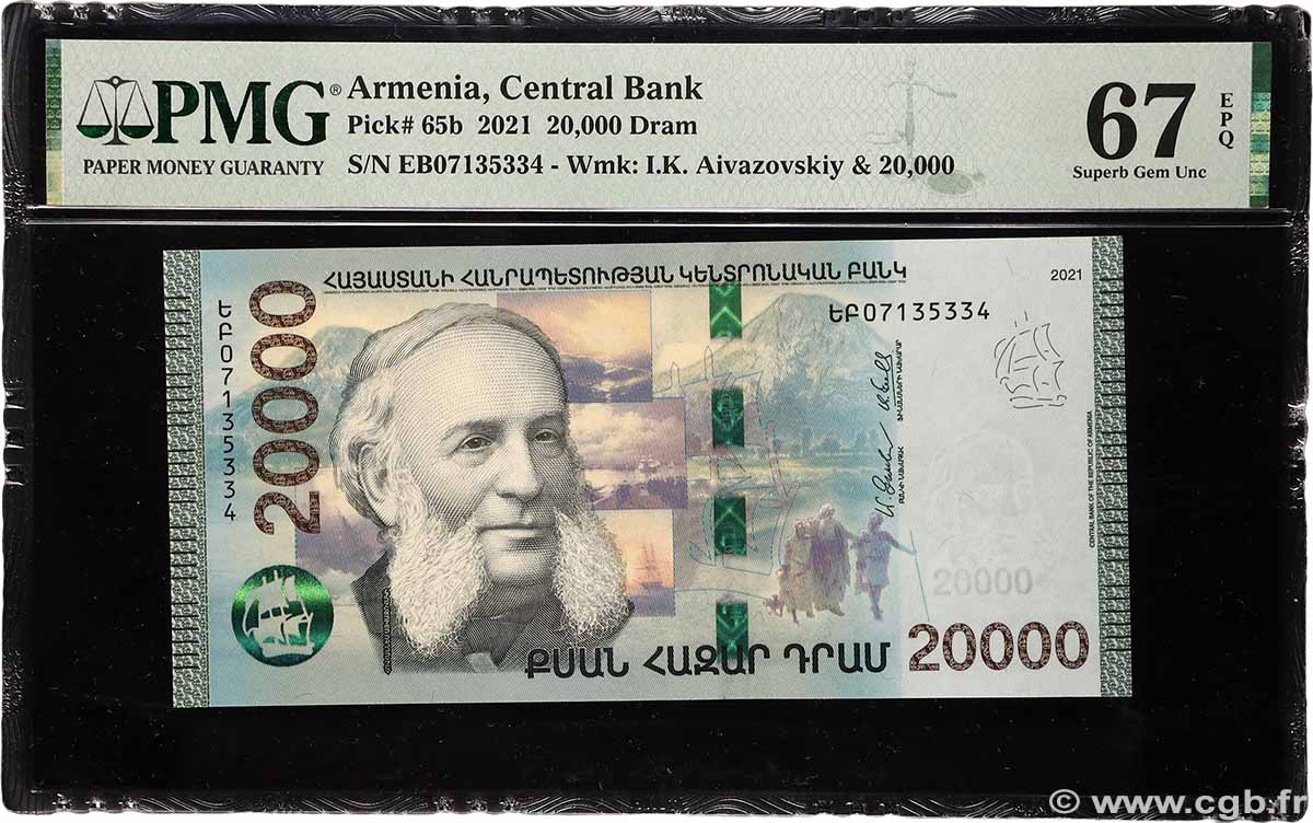 20000 Dram ARMENIA 2021 P.65b UNC