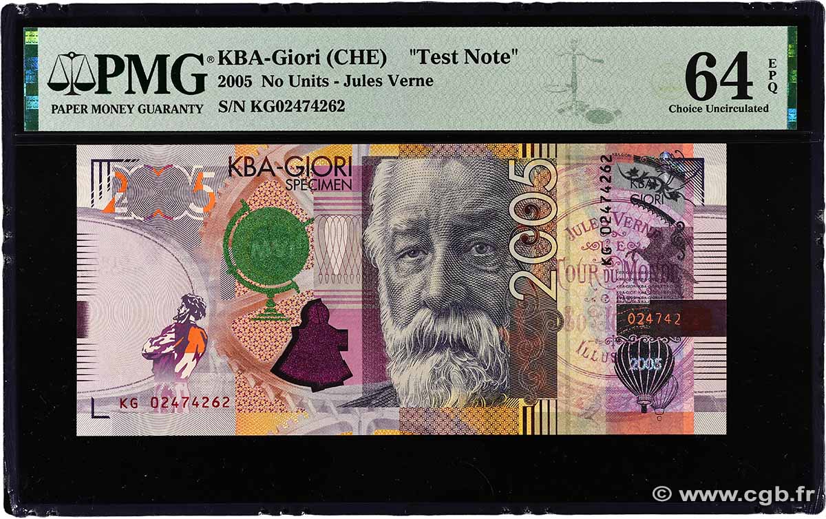 2005 (Units) Test Note SWITZERLAND 2005 P.- UNC-