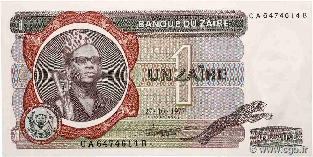 1 Zaïre ZAÏRE 1977 P.18b NEUF