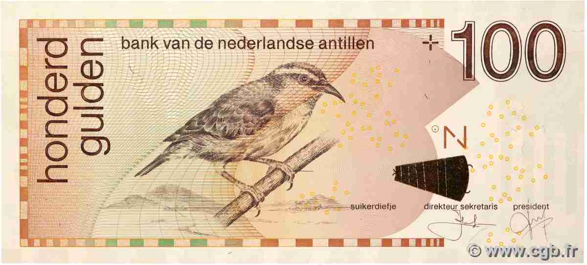 100 Gulden NETHERLANDS ANTILLES 2016 P.31h UNC