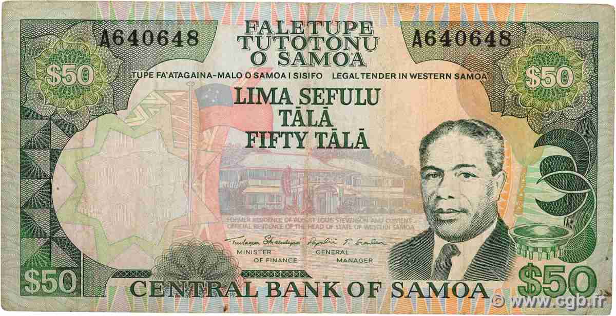 50 Tala SAMOA 1990 P.29 S