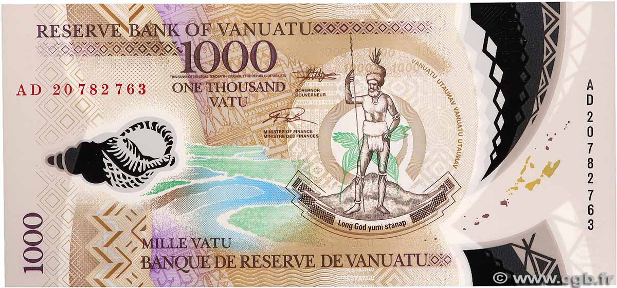 1000 Vatu VANUATU 2020 P.13 NEUF