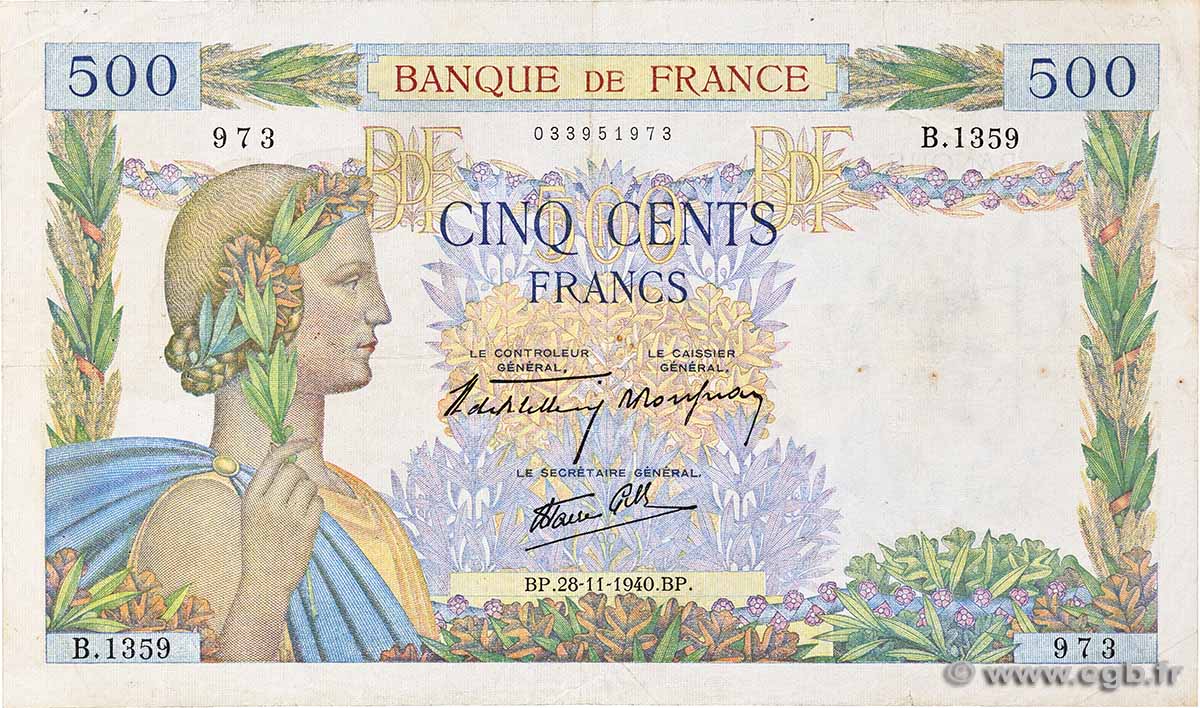 10 Francs MINERVE modifié FRANKREICH 1940 F.07.22 S
