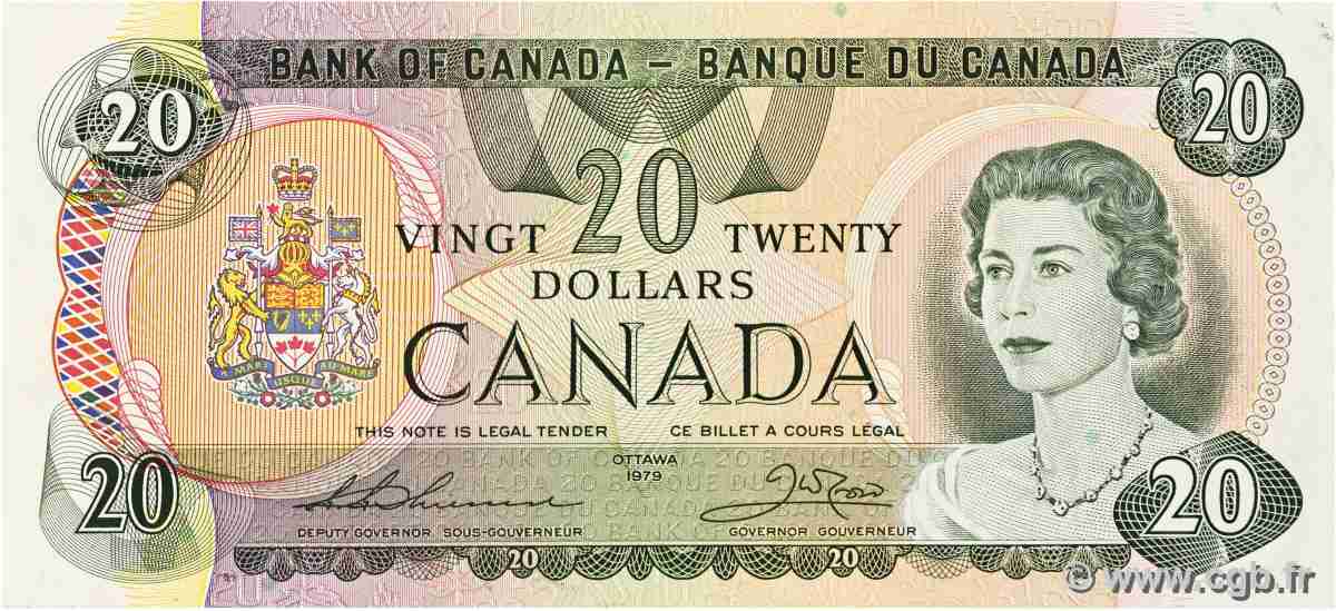 20 Dollars CANADá
1979 P.093c MBC+