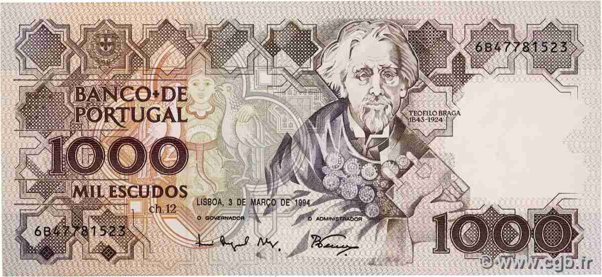 1000 Escudos PORTUGAL 1994 P.181k SUP