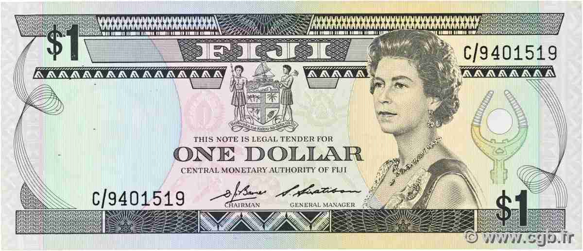 1 Dollar FIJI 1983 P.081 VF+