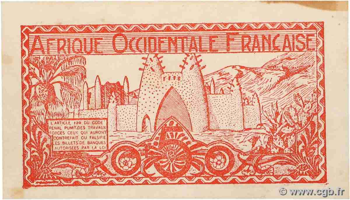 0,50 Franc FRENCH WEST AFRICA 1944 P.33a q.SPL