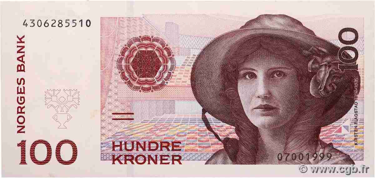 100 Kroner NORVÈGE 1999 P.47b FDC