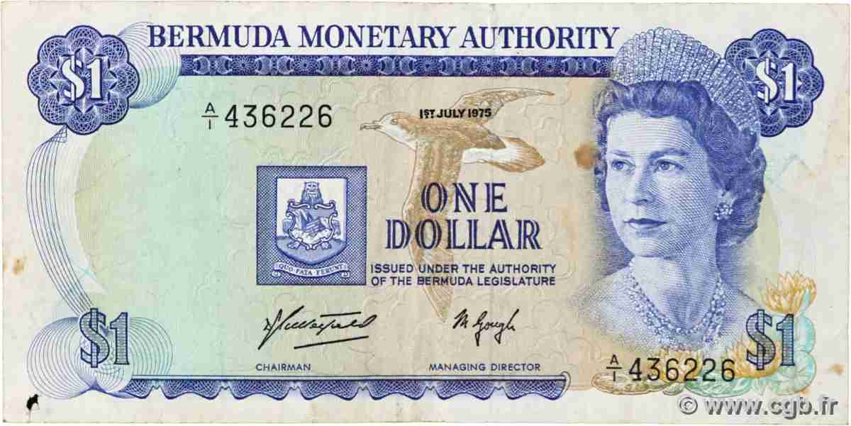 1 Dollar BERMUDAS 1975 P.28a MBC