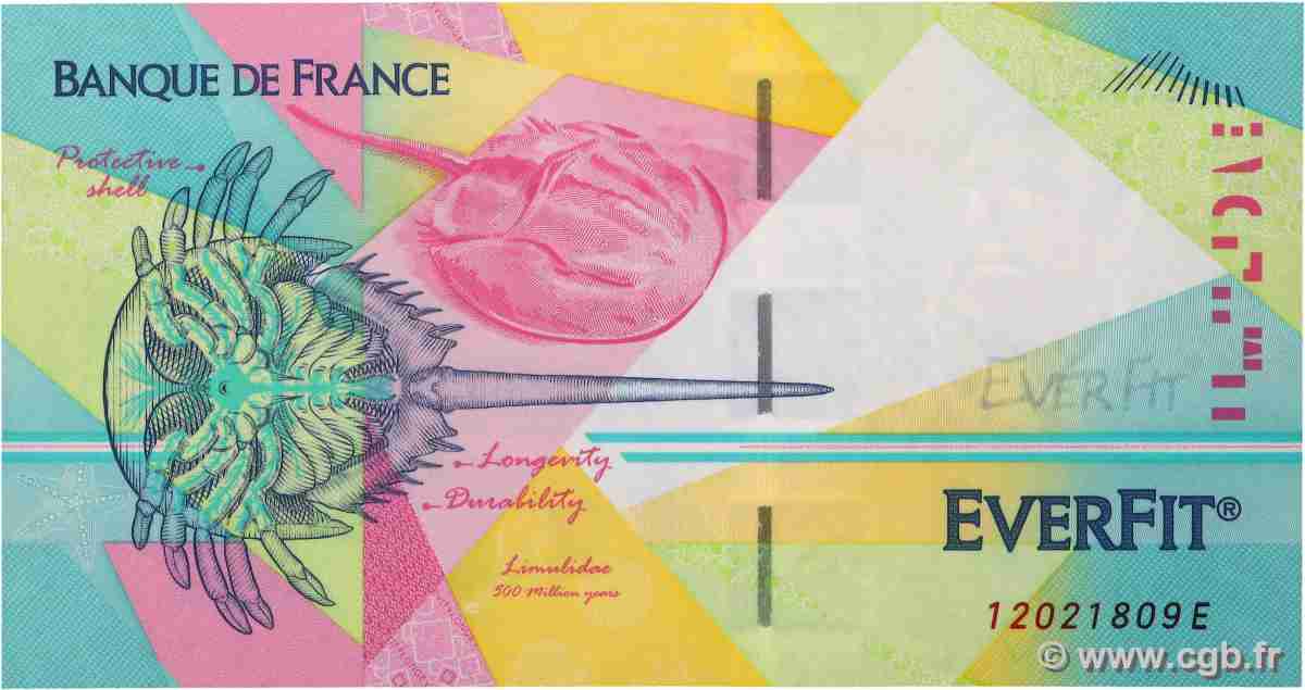 1 Unit Test Note FRANCE 2021 P.- UNC