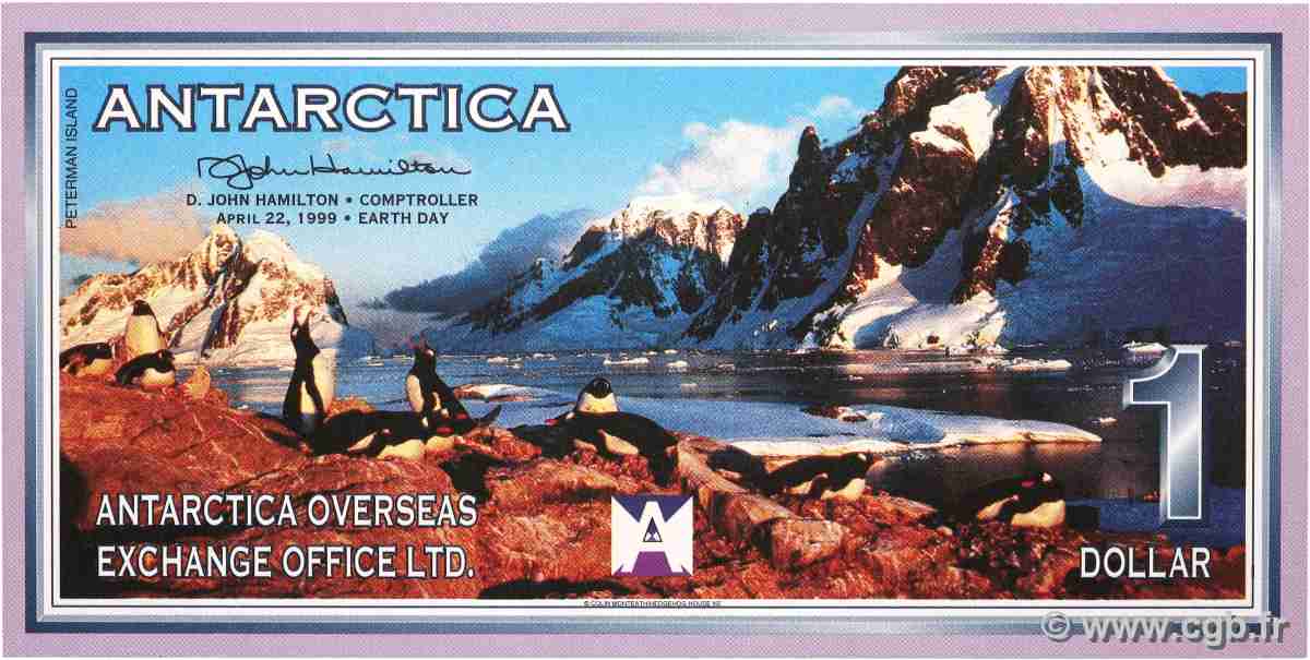 1 Dollar ANTARTIDE 1999 P.- SPL