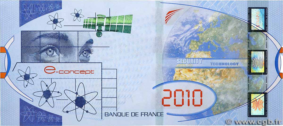 Format 2010 E-Concept Test Note FRANCE 2010 P.- pr.NEUF