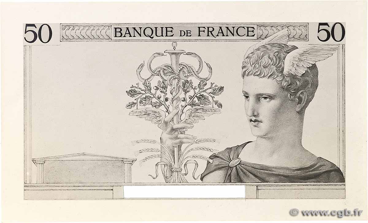 50 Francs CÉRÈS Photo FRANCE 1934 F.17- AU