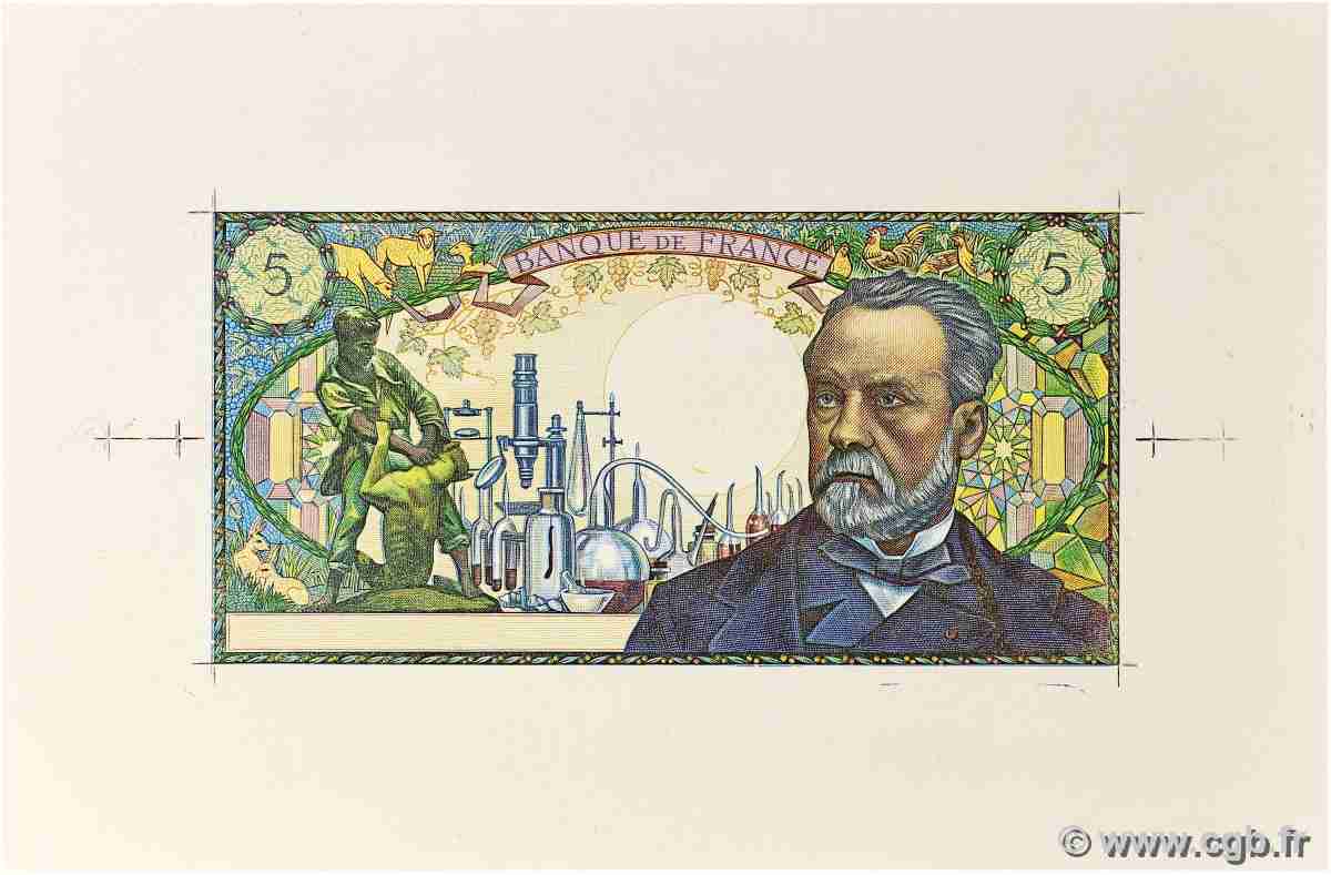 5 Francs PASTEUR Épreuve FRANCE 1966 F.61- UNC