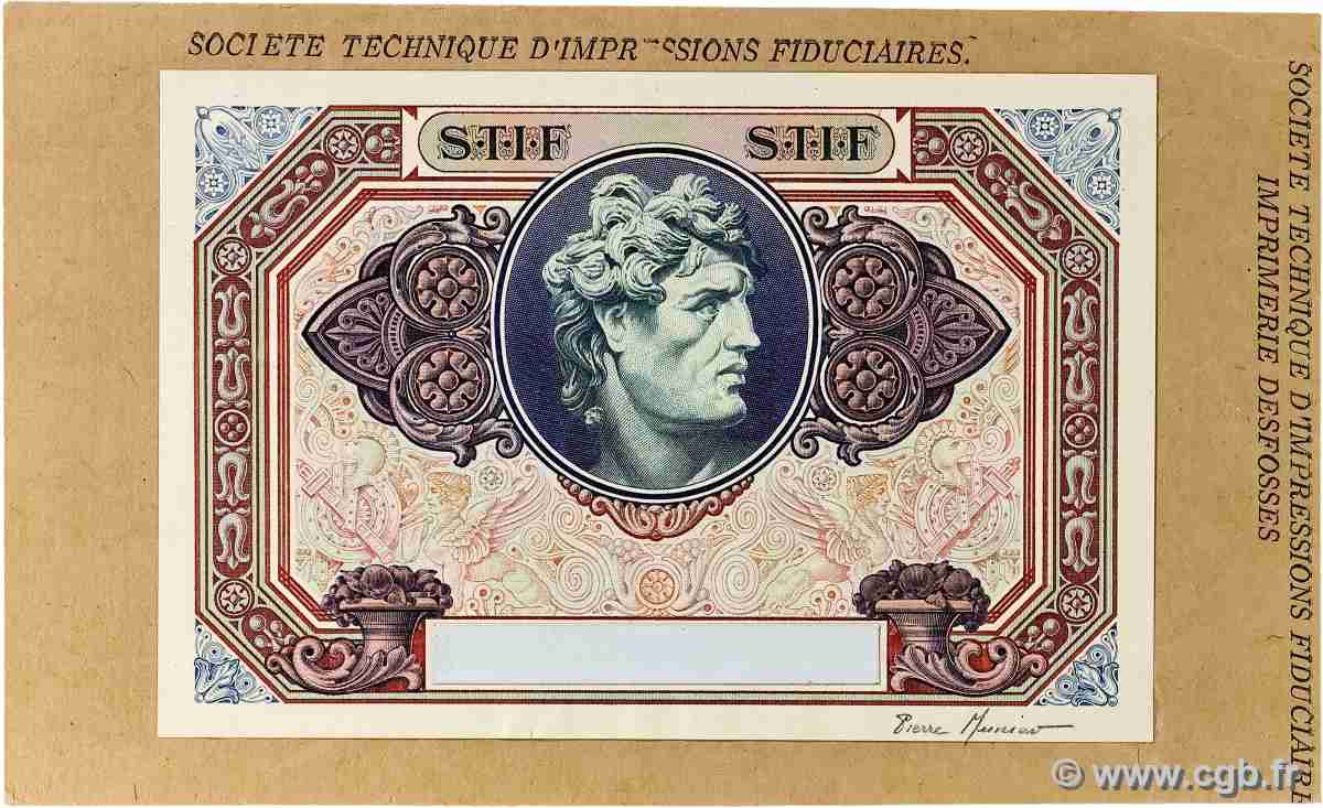 Essai de papier STIF Essai FRANCE Regionalismus und verschiedenen 1930 F.-- fST