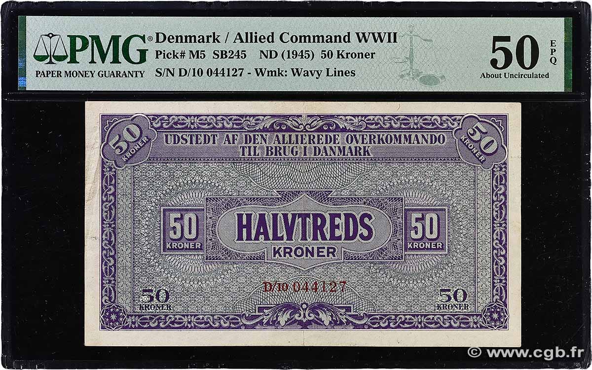50 Kroner DENMARK 1945 P.M05 XF+