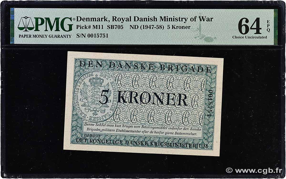 5 Kroner DINAMARCA 1947 P.M11 SC+