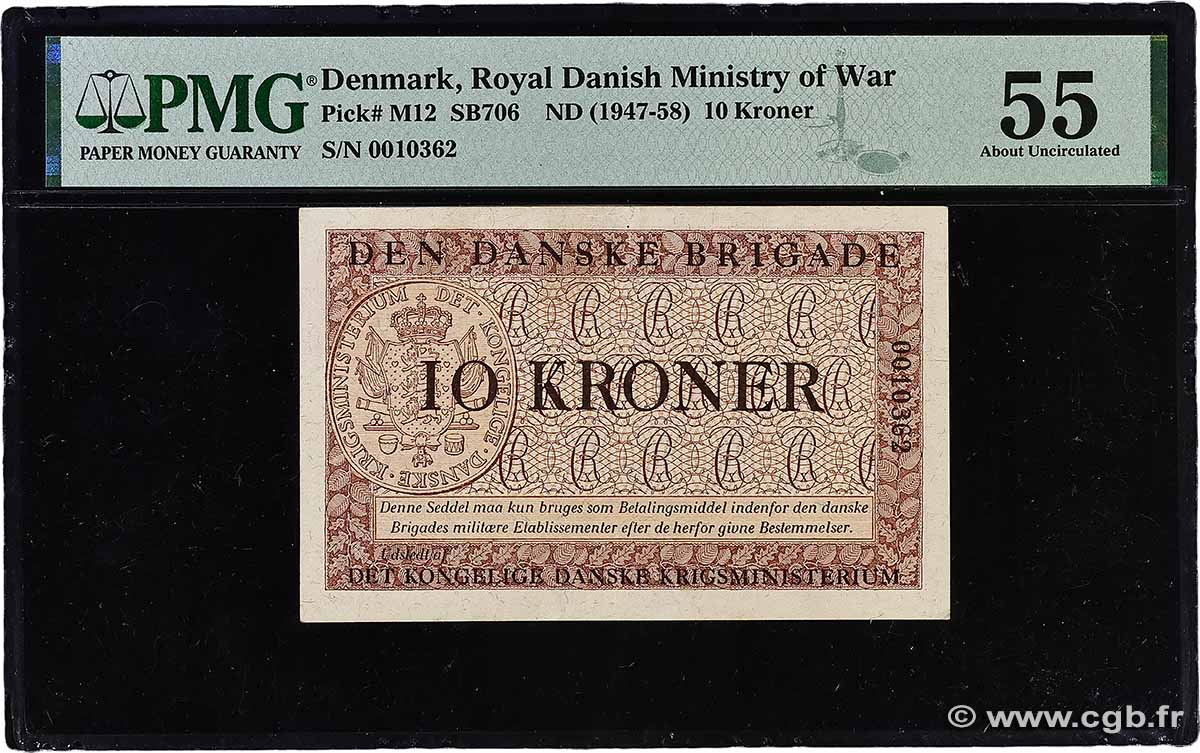 10 Kroner DENMARK 1947 P.M12 AU