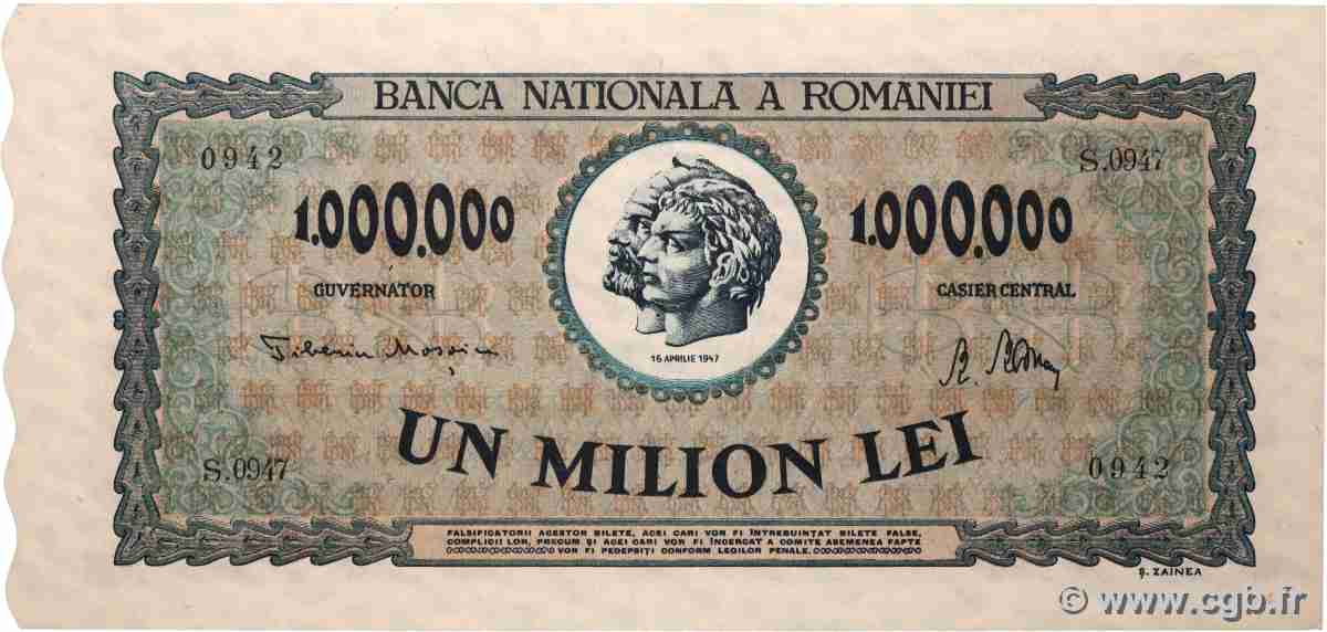 1000000 Lei ROUMANIE 1947 P.060a SPL+