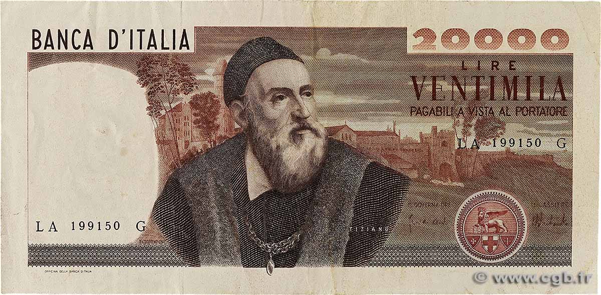 20000 Lire ITALIA 1975 P.104 BB