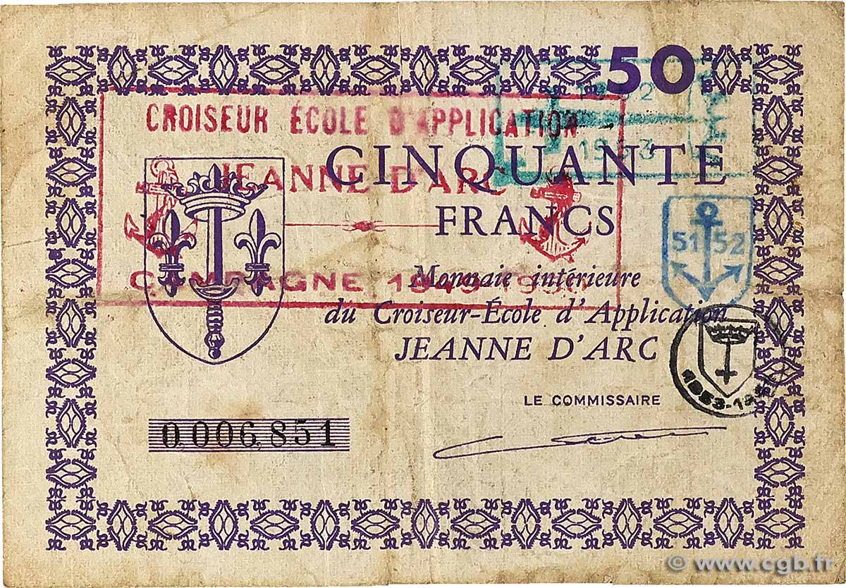 50 Francs FRANCE regionalism and various 1950 K.285 F