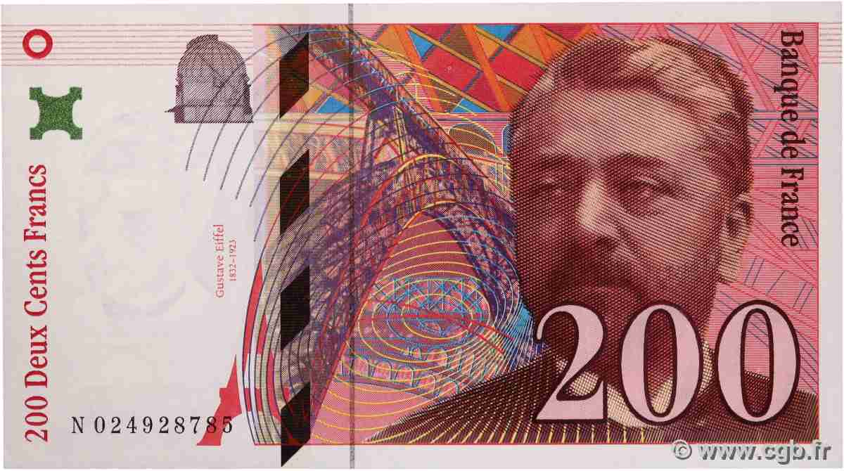 200 Francs EIFFEL FRANCE 1996 F.75.02 pr.NEUF