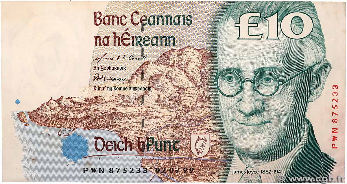 10 Pounds IRLANDE 1993 P.076b TTB