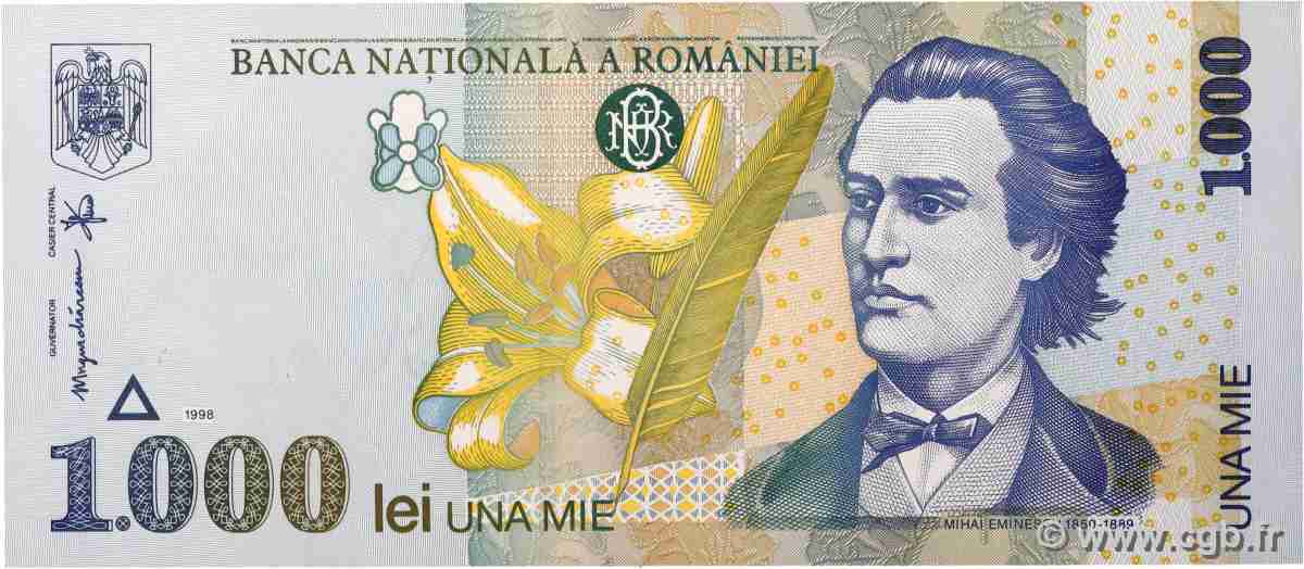 1000 Lei ROUMANIE 1998 P.106 NEUF