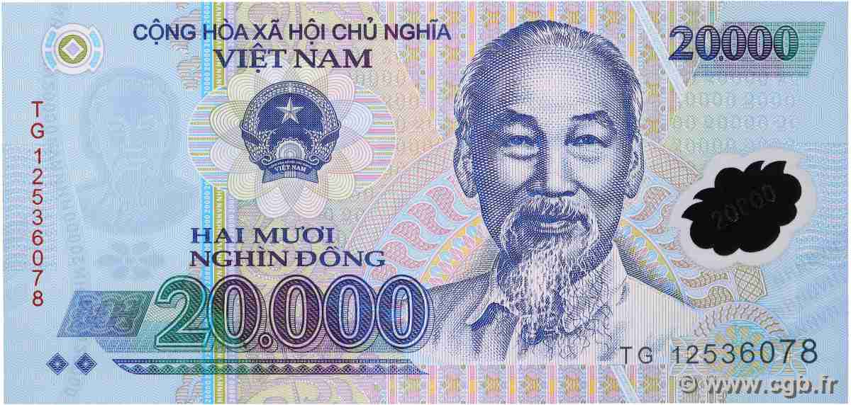 20000 Dong VIET NAM 2012 P.120e NEUF