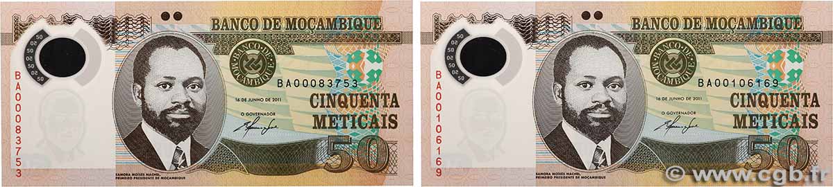 50 Meticais Lot MOZAMBIQUE 2011 P.150 NEUF