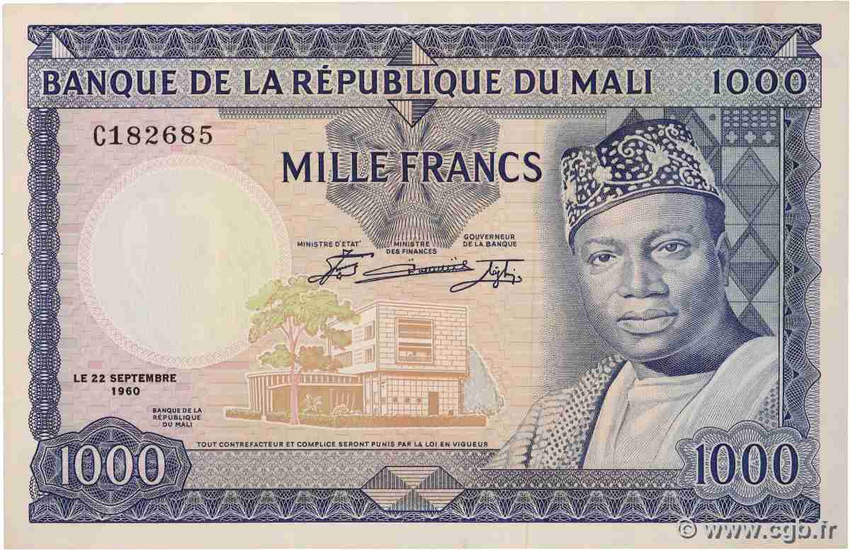 1000 Francs MALI 1960 P.09 fST+