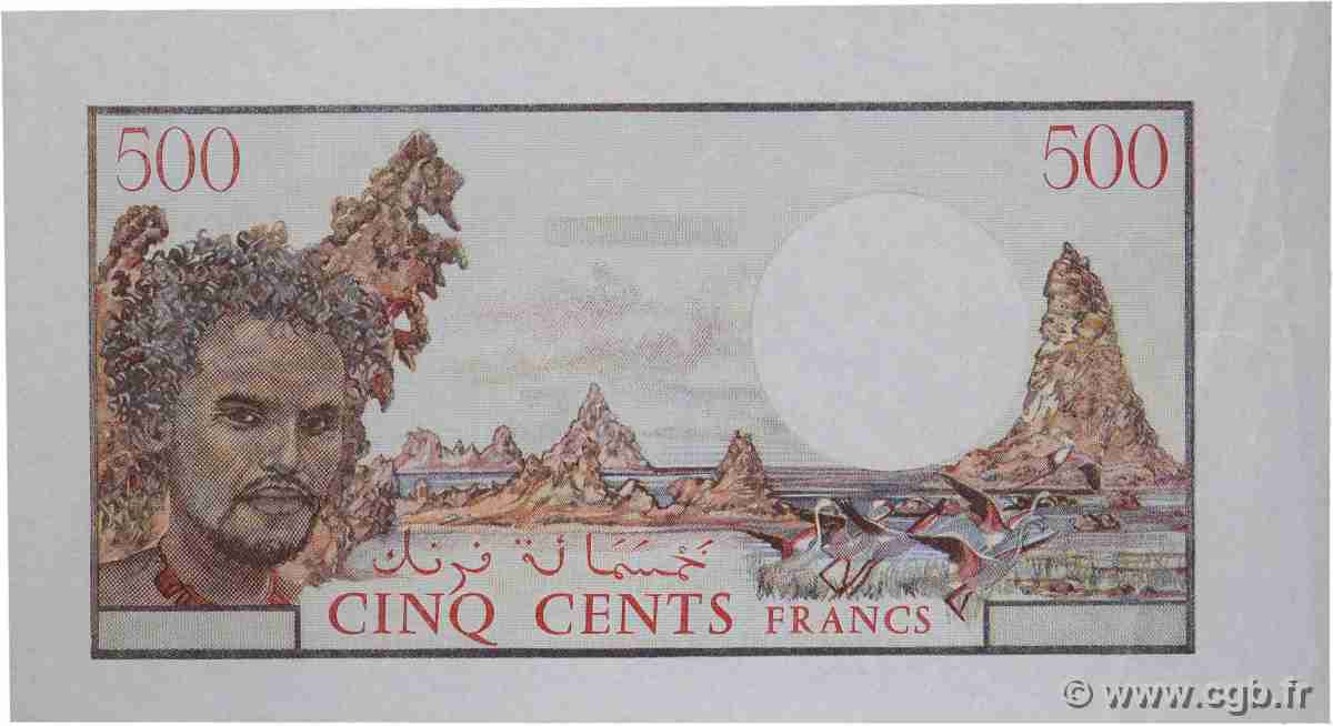500 Francs Épreuve FRENCH AFARS AND ISSAS 1975 P.33p XF+