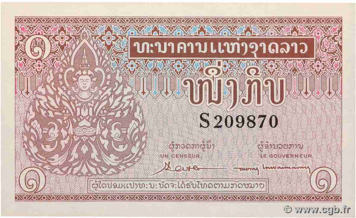 1 Kip LAOS 1962 P.08 NEUF